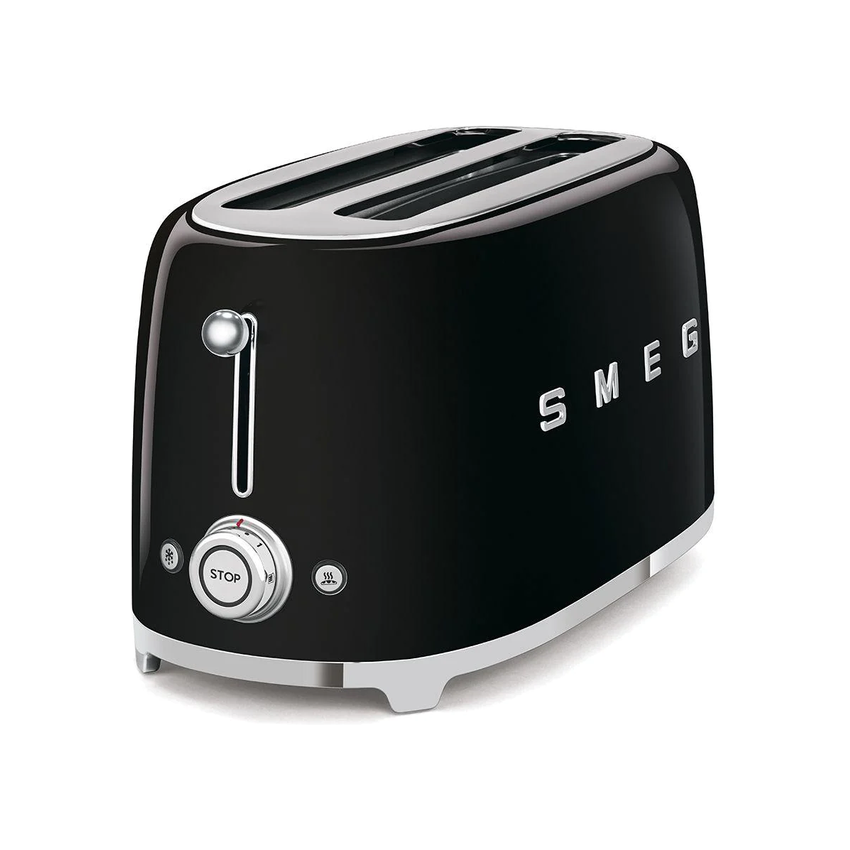 Smeg 50's Retro Style 4-Slice Toaster - Glossy Black (Photo: 2)